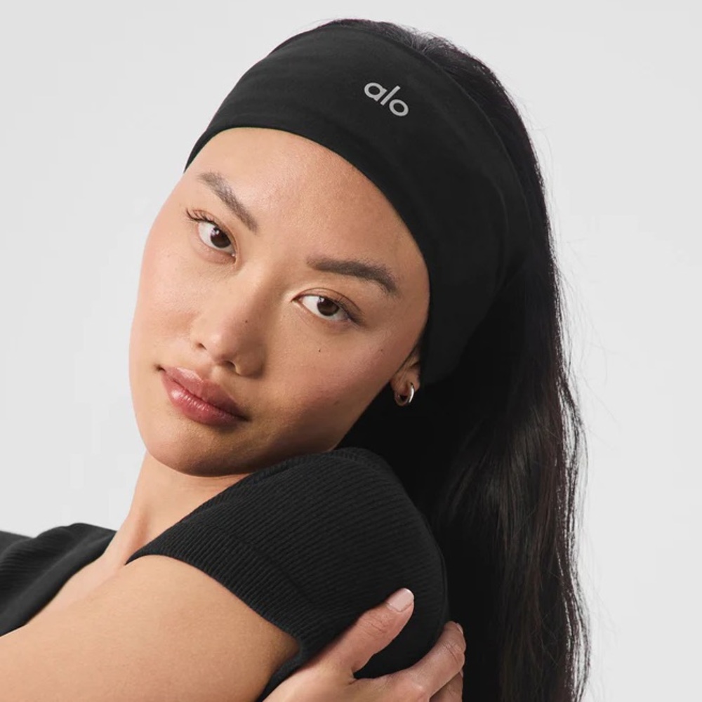 Alo Performance Conquer Headband Black one size